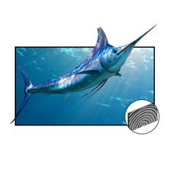 VIVIDSTORM LUMIERE Fixed Frame Fresnel Long Throw ALR Projector Screen