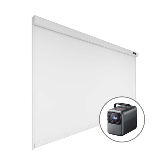 BUNDLE Anker Nebula X1 Projector & VIVIDSTORM DuraPlus Weatherproof Motorized Outdoor Projector Screen Pre-Order