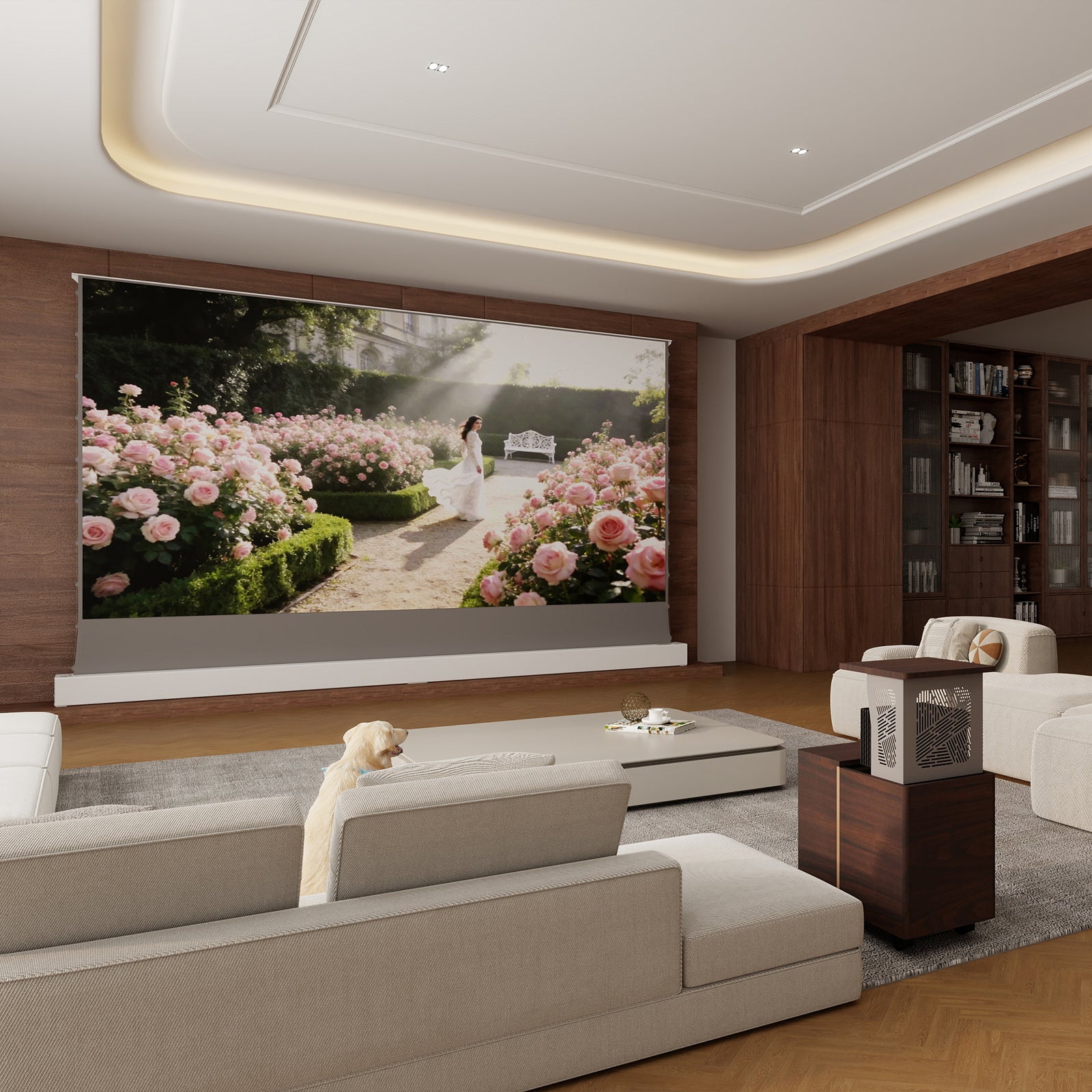 VIVIDSTORM Motorised Long Throw Projector Cabinet Astra