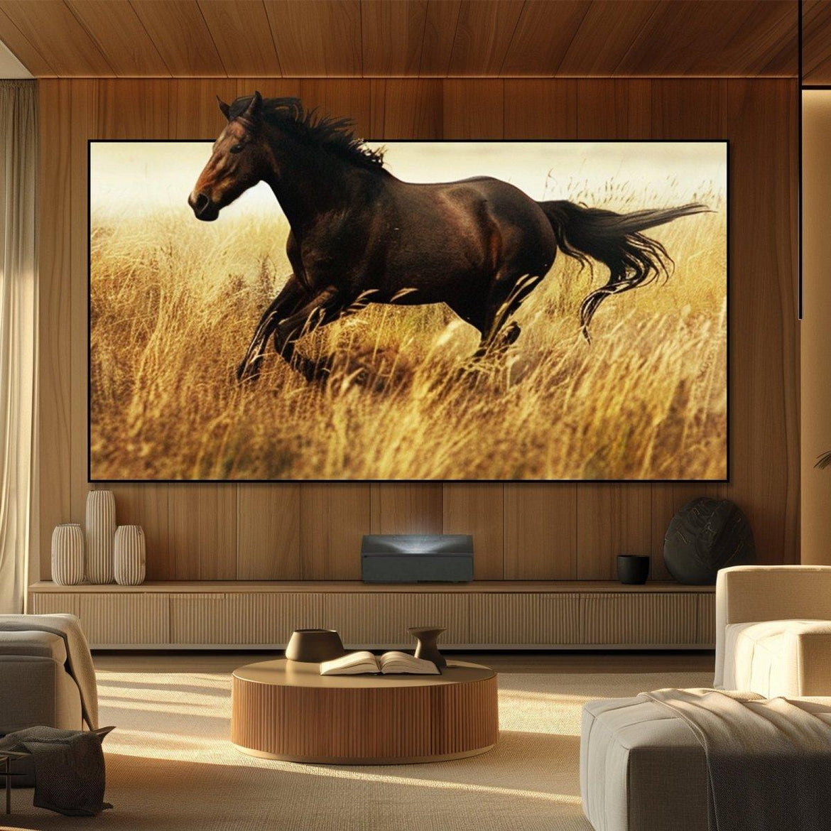 Ella BUNDLE ULTIMEA T60 Projector& VIVIDSTORM CineVision Pro Fixed Frame UST ALR Projector Screen