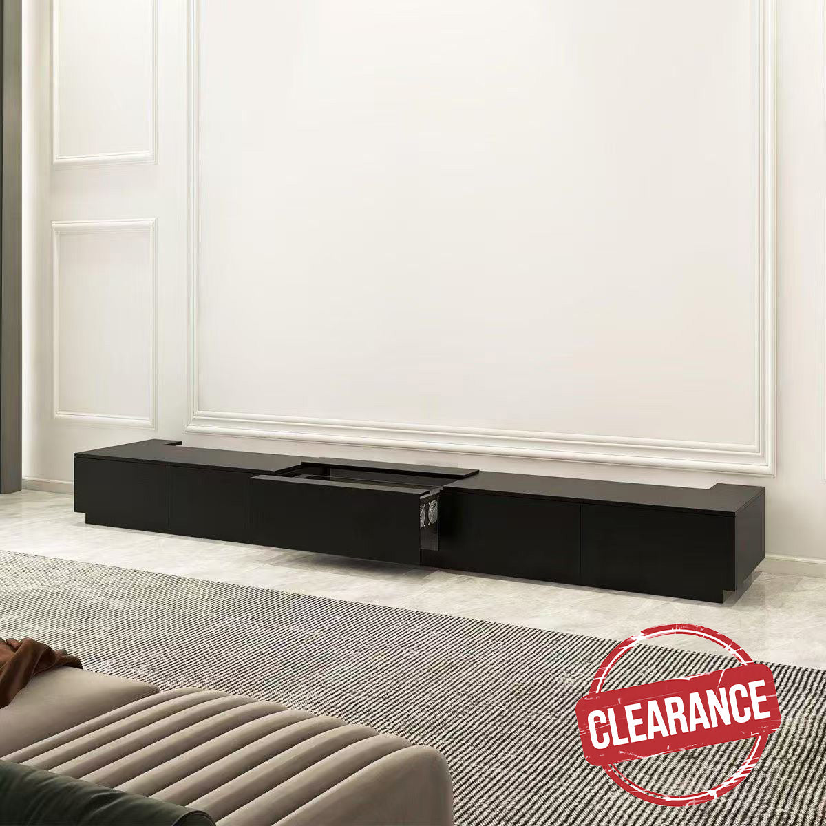 In Stock & Fast EU Shipping-VIVIDSTORM Motorised Laser TV Cabinet Monte Carlo