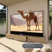 VIVIDSTORM Bundle-Projector&Screen&2024 New VIVIDSTORM Motorised Laser TV Cabinet Barcelona Mark II