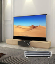 VIVIDSTORM Bundle - Projector&Screen&Motorised Laser TV Cabinet Monte Carlo - VIVIDSTORM