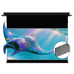 VIVIDSTORM PHANTOM Recessed In-Ceiling SilicaFlex Motorized  Fresnel Long Throw ALR Projector Screen Pre-order