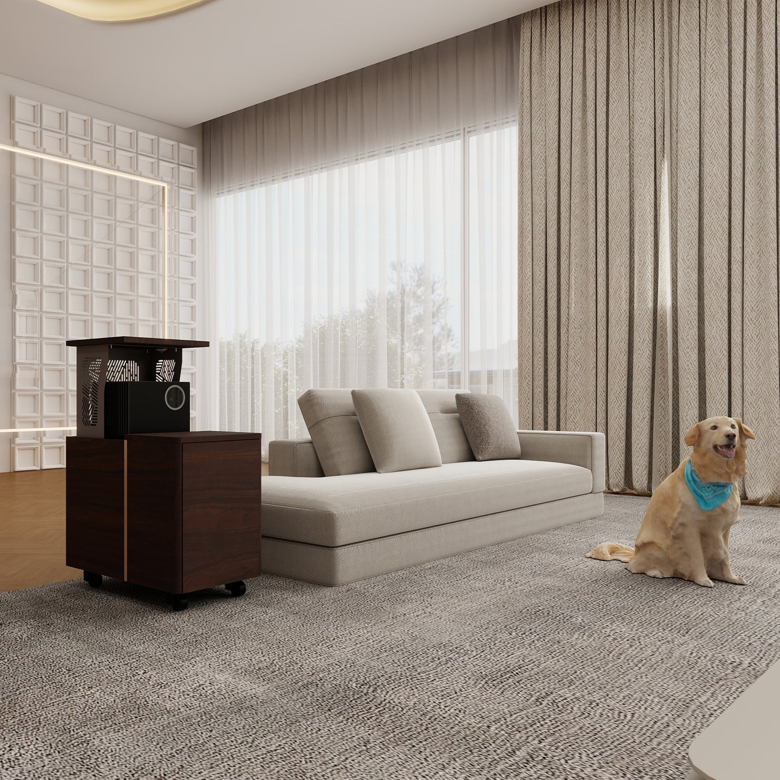 VIVIDSTORM Motorised Long Throw Projector Cabinet Astra