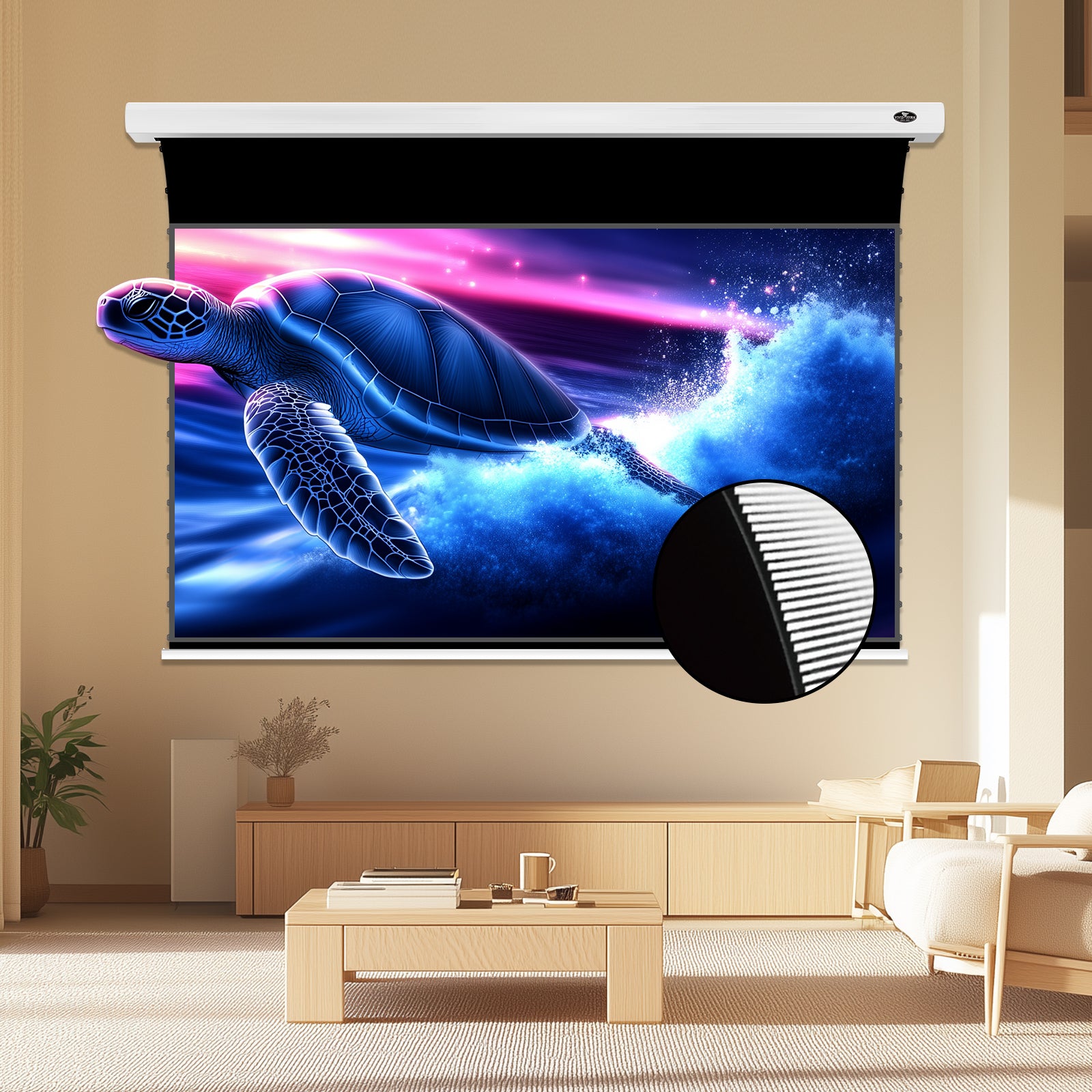 VIVIDSTORM 130" PRO/PRO A/PRO P/PRO PA Plus Slimline Motorized Tension UST ALR Projector Screen