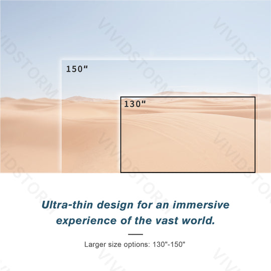 VIVIDSTORM Lite Hyper Fixed Frame Lenticular ALR Projector Screen