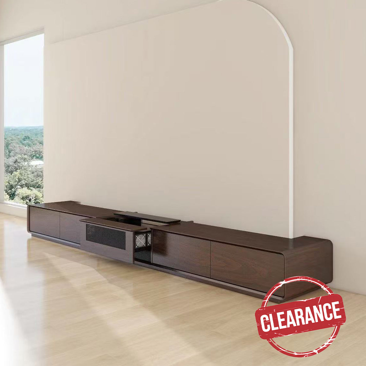 In Stock & Fast EU Shipping-VIVIDSTORM Motorised Laser TV Cabinet Copenhagen