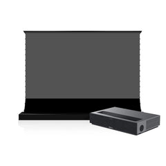 Bundle Formovie theater premium ultra short throw laser projector and VIVIDSTORM S PRO Electric Tension Floor Screen - VIVIDSTORM