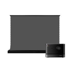 BUNDLE Dangbei DBOX02 (Mars pro2) 4K Laser Projector &  VIVIDSTORM S ALR Motorized Tension Floor Rising Obsidian Long Throw ALR Projector screen