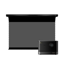 Dangbei DBOX02 (Mars pro2) 4K Laser Projector & VIVIDSTORM Fusion ALR Slimline Motorized Tension Enhanced Long Throw ALR Projector Screen - VIVIDSTORM