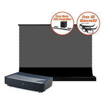 Bundle ULTIMEA Thor T60 Triple Laser Projector &VIVIDSTORM S PRO Electric Tension Floor Screen - VIVIDSTORM