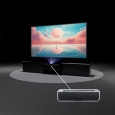 Newest VIVIDSTORM Bundle-Projector&Screen&Fully Concealed Motorised Laser TV Cabinet Paris - VIVIDSTORM