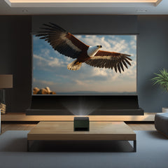 BUNDLE Valerion VisionMaster Pro 2 Projector & VIVIDSTORM S PRO Motorized Tension Floor Rising UST ALR Projector Screen