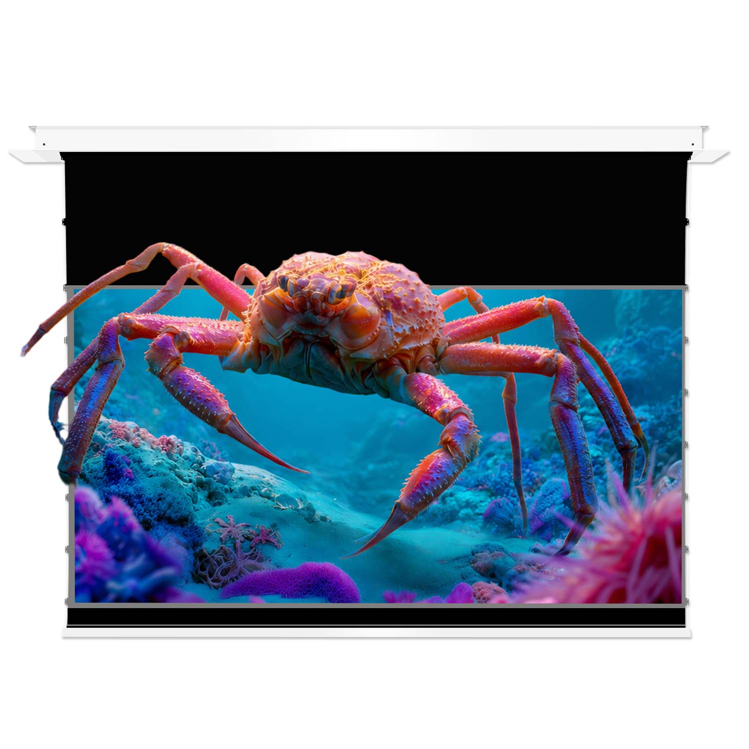 VIVIDSTORM PHANTOM Recessed In-Ceiling Silux Pro Motorized Fresnel UST ALR Projector Screen Pre-order