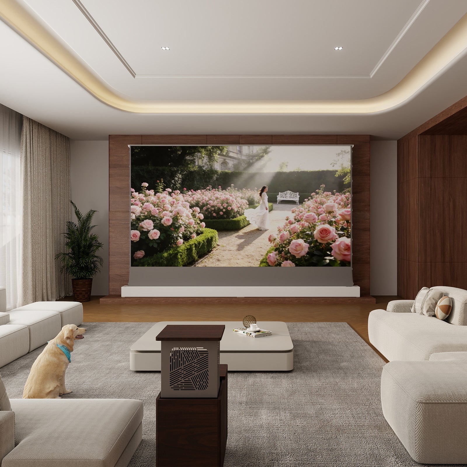 VIVIDSTORM Motorised Long Throw Projector Cabinet Astra