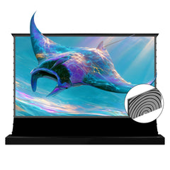 VIVIDSTORM SilicaFlex Motorized Floor Rising Fresnel Long Throw ALR Projector Screen Pre-order