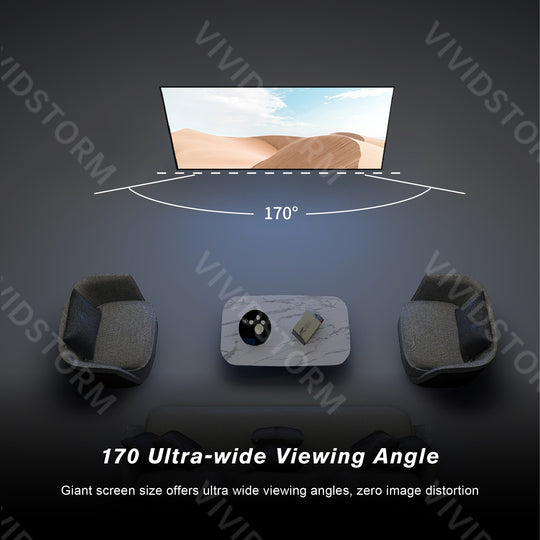 VIVIDSTORM Lite Hyper Fixed Frame Lenticular ALR Projector Screen
