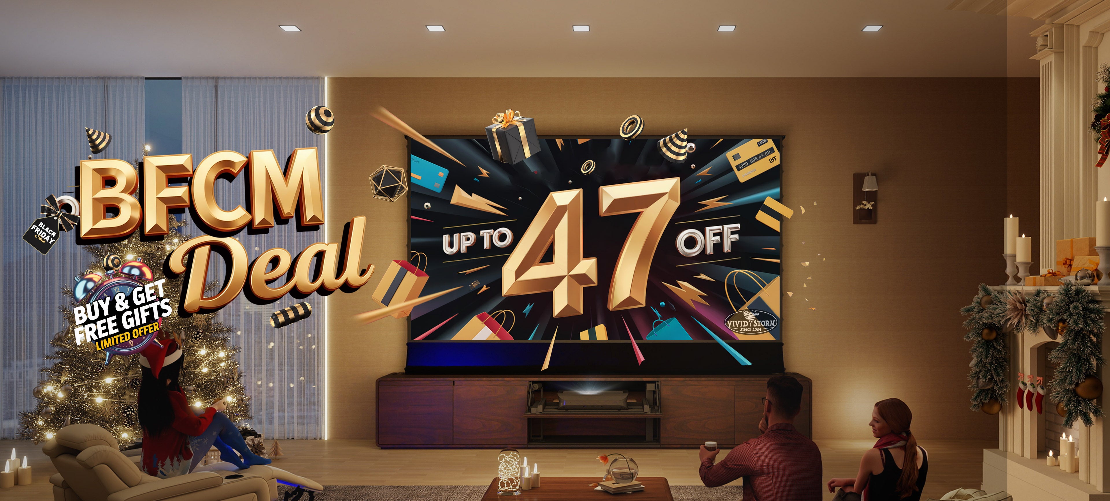 VIVIDSTORMプロジェクタースクリーン