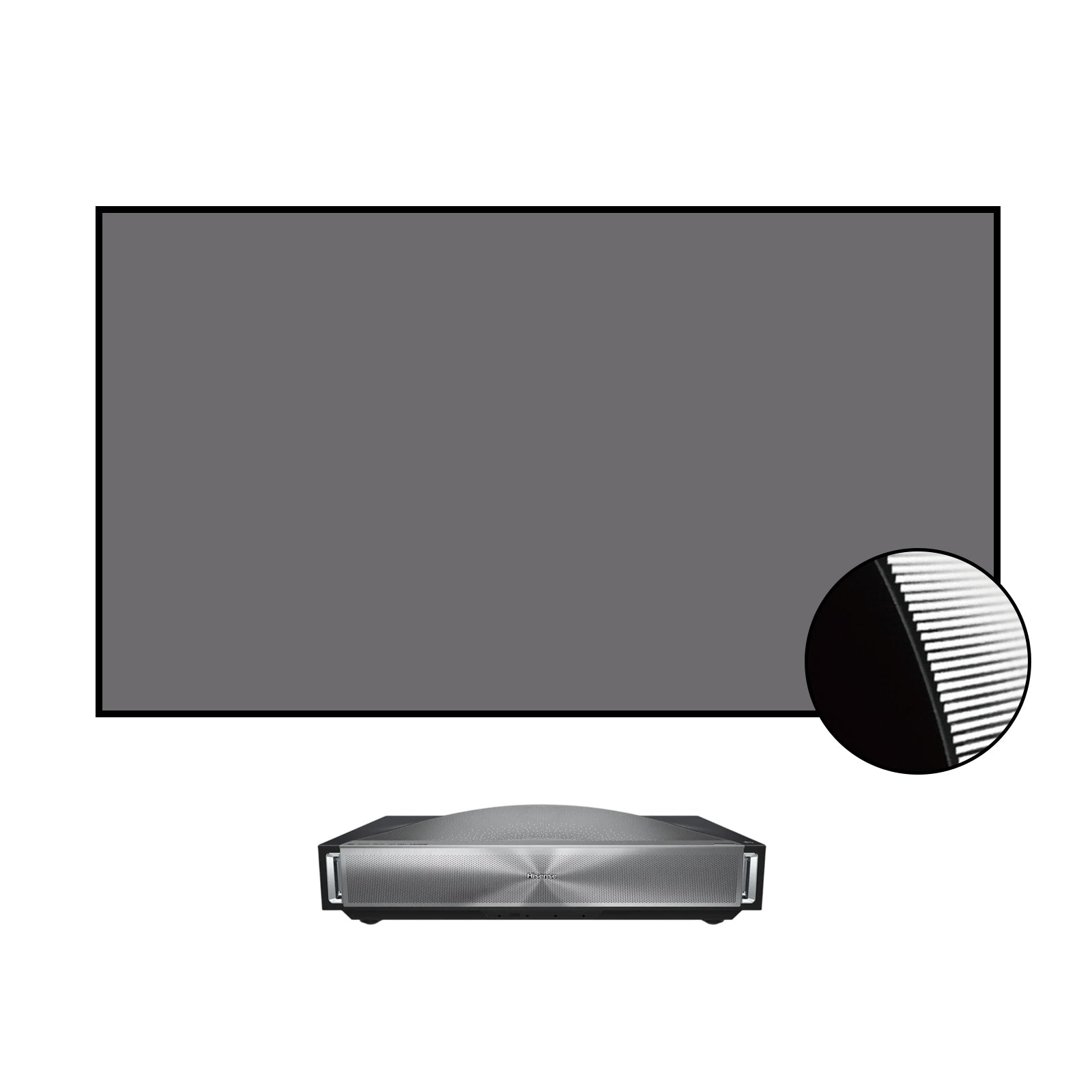 BUNDLE HISENSE PX4 PRO Triple Laser Projector & VIVIDSTORM CineVision Pro Fixed Frame UST ALR Projector Screen