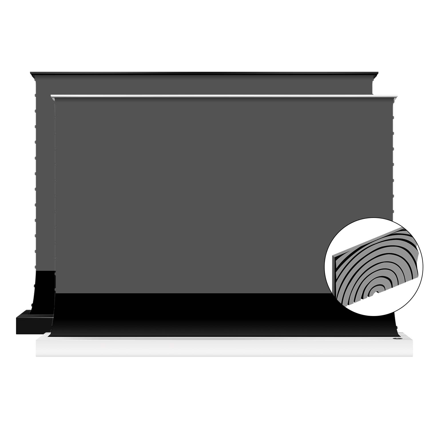 VIVIDSTORM SilicaFlex Motorized Floor Rising Fresnel Long Throw ALR Projector Screen Pre-order