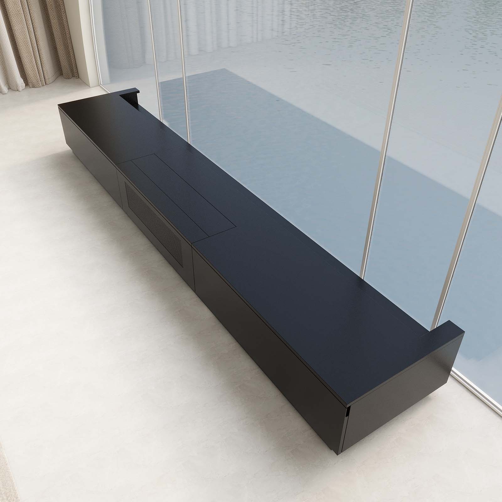 VIVIDSTORM Bundle-Projector&Screen&2025 New VIVIDSTORM Motorised Laser TV Cabinet Barcelona Mark III