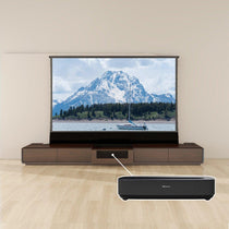 VIVIDSTORM Bundle-Projector&Screen&Motorised Laser TV Cabinet Copenhagen - VIVIDSTORM