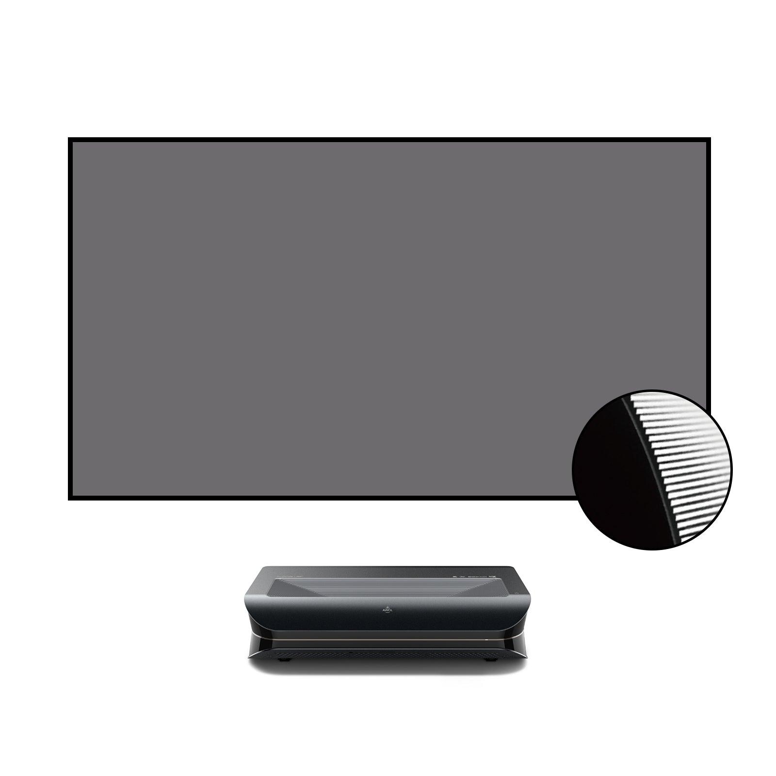 Pack AWOL VISION LTV-3500 Pro/3000 Pro 4K Triple Ultra Courte Focale Laser Projecteur et Écran de Projection UST ALR à Cadre Fixe VIVIDSTORM CineVision Pro 100-130 pouces