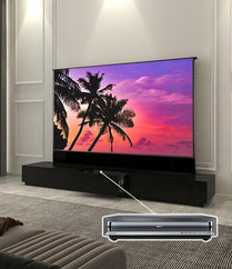 VIVIDSTORM Bundle - Projector&Screen&Motorised Laser TV Cabinet Monte Carlo - VIVIDSTORM