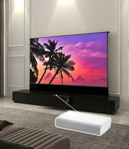 VIVIDSTORM Bundle - Projector&Screen&Motorised Laser TV Cabinet Monte Carlo - VIVIDSTORM