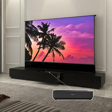 VIVIDSTORM Bundle-Projector&Screen&Motorised Laser TV Cabinet Monte Carlo - VIVIDSTORM