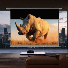 VIVIDSTORM PHANTOM Recessed In-Ceiling SilicaFlex Motorized  Fresnel Long Throw ALR Projector Screen Pre-order