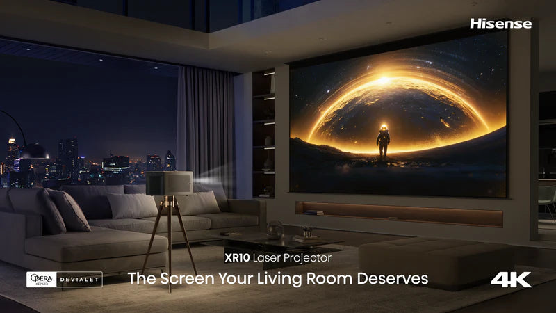 Hisense XR10 4K UHD Triple Laser Projector (US Edition) - Presale Bonus: FREE HT SATURN Included
