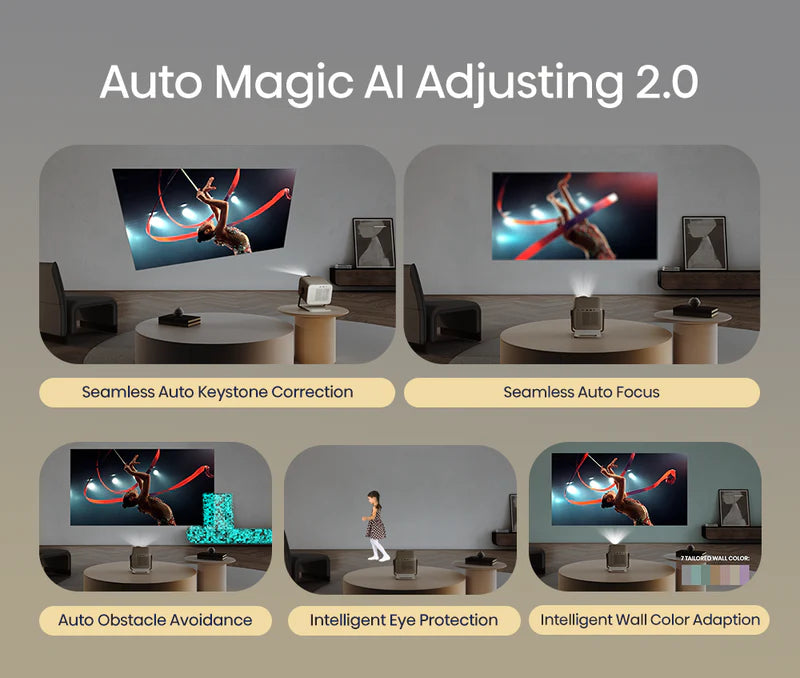 Hisense M2 Pro, 4K UHD Triple Laser Smart Mini Projector (Up to 200")