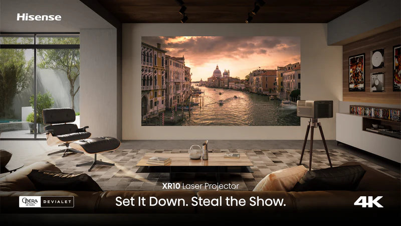 Hisense XR10 4K UHD Triple Laser Projector (US Edition) - Presale Bonus: FREE HT SATURN Included