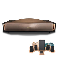 Hisense L9Q Triple Laser Ultra Short Throw Projector, 80" - 200" Projection Size, 4K UHD, 5000 ANSI Lumens, 5000:1 Contrast Ratio, 110% BT.2020, Dolby Vision, IMAX Enhanced, 3D, Sound by Devialet, Google TV