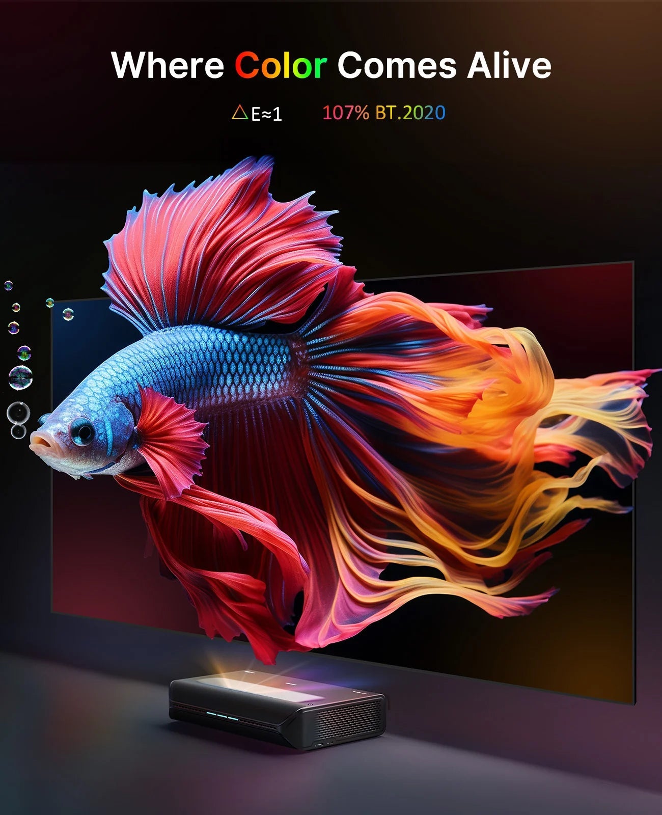 In Stock & Fast EU Shipping-NexiGo Aurora Pro MKII UST Tri-Color Laser Projector