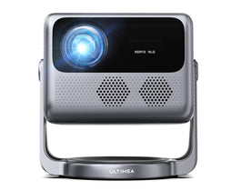 Ultimea Nova C40 Projector & VIVIDSTORM S White Cinema Motorized Tension Floor Rising Projector Screen - VIVIDSTORM