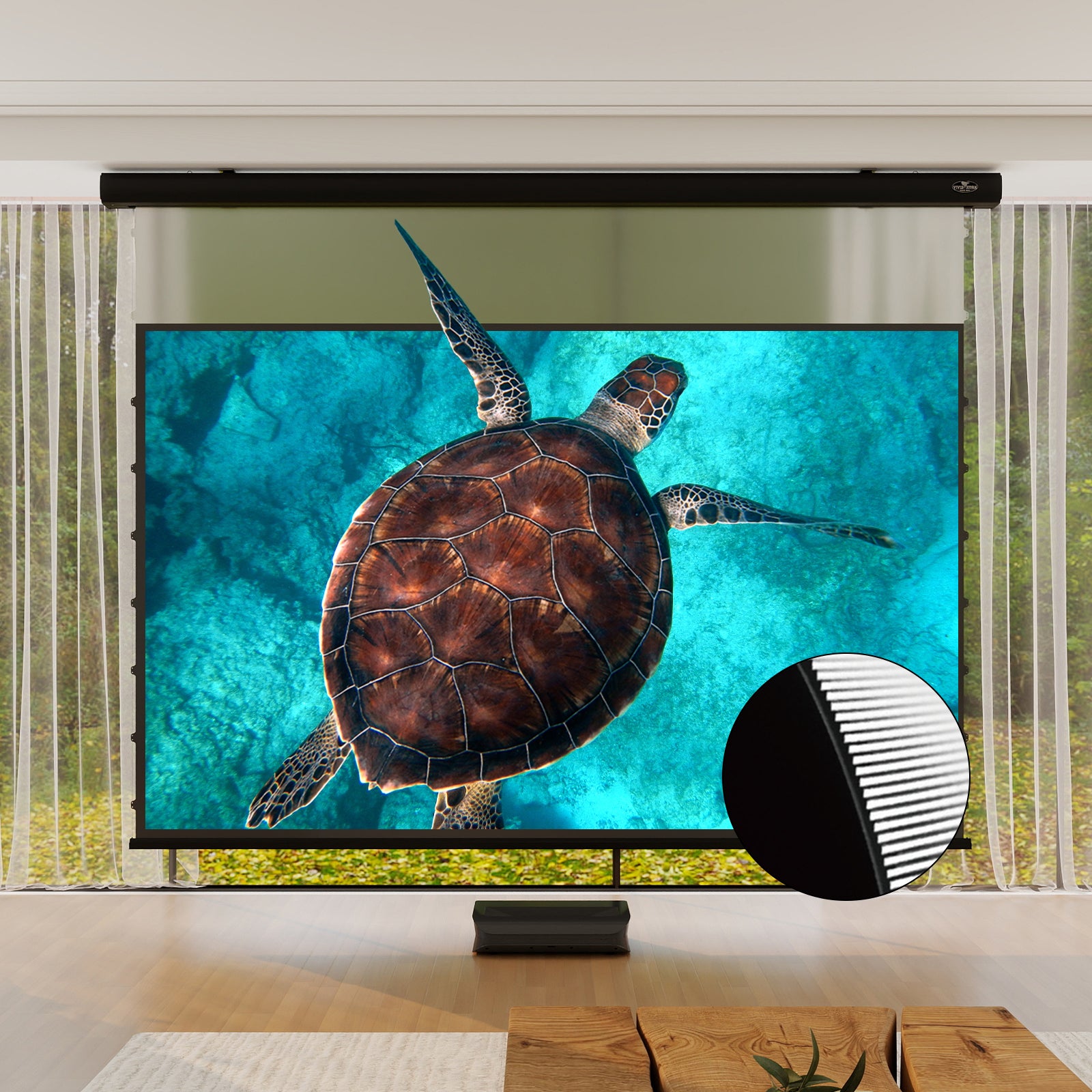 VIVIDSTORM PRO Slimline Motorized Tension UST ALR Projector screen