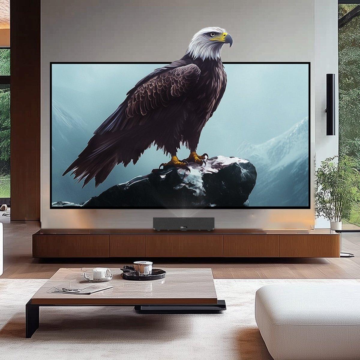 BUNDLE Formovie Theater Premium Laser 4K TV Ultra Short Throw Projector & VIVIDSTORM CineVision Pro Fixed Frame Fresnel UST ALR Projector Screen - VIVIDSTORM
