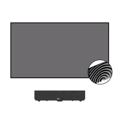 BUNDLE Formovie Theater Premium Laser 4K TV Ultra Short Throw Projector & VIVIDSTORM CineVision Pro Fixed Frame Fresnel UST ALR Projector Screen - VIVIDSTORM