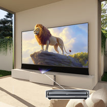 VIVIDSTORM Bundle-Projector&Screen&2024 New VIVIDSTORM Motorised Laser TV Cabinet Barcelona Mark II