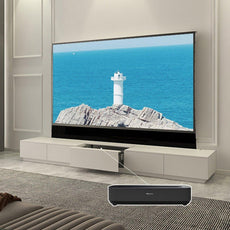 VIVIDSTORM Bundle-Projector&Screen&Motorised Laser TV Cabinet Monte Carlo - VIVIDSTORM