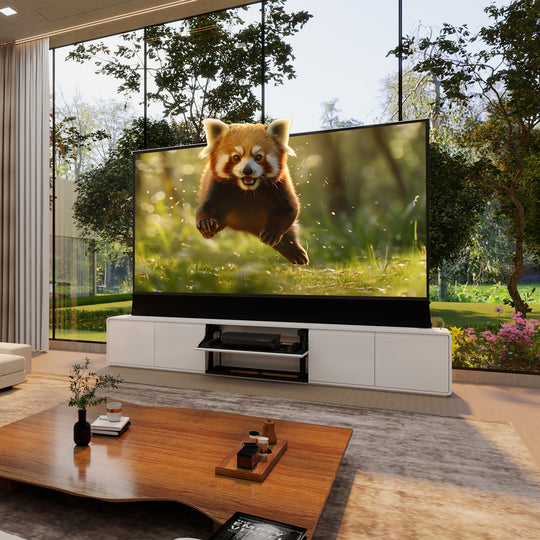 VIVIDSTORM Motorized Laser TV Cabinet Vienna