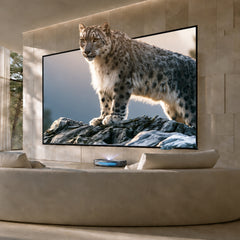 BUNDLE Awol Vision Aetherion Pro / Max RGB Laser UST Projector & VIVIDSTORM CineVision Pro Fixed Frame UST ALR Projector Screen