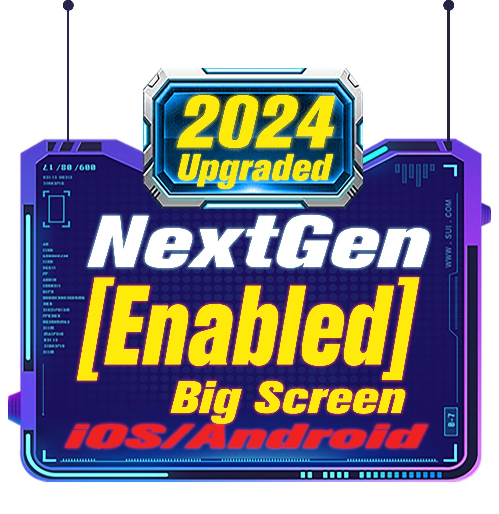 ⭐️2024 Upgrade NextGen For all Motorized Screen - iOS/Android Phone - "Hey, Siri" enabled - VIVIDSTORM