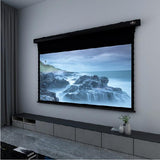 Slimline Tension Screen With White Cinema Material 【Recommended For Normal/Standard/Long Throw Projector Use】 - VIVIDSTORM