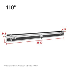 BUNDLE VIVIDSTORM S PRO / S PRO P Motorized Tension Floor Rising UST ALR Projector Screen & Heavy Duty Aluminium Travelling Case - VIVIDSTORM