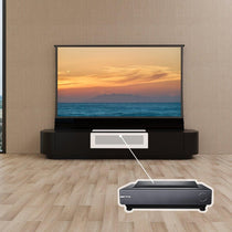 VIVIDSTORM Bundle-Projector&Screen&Motorised Laser TV Cabinet Florence - VIVIDSTORM