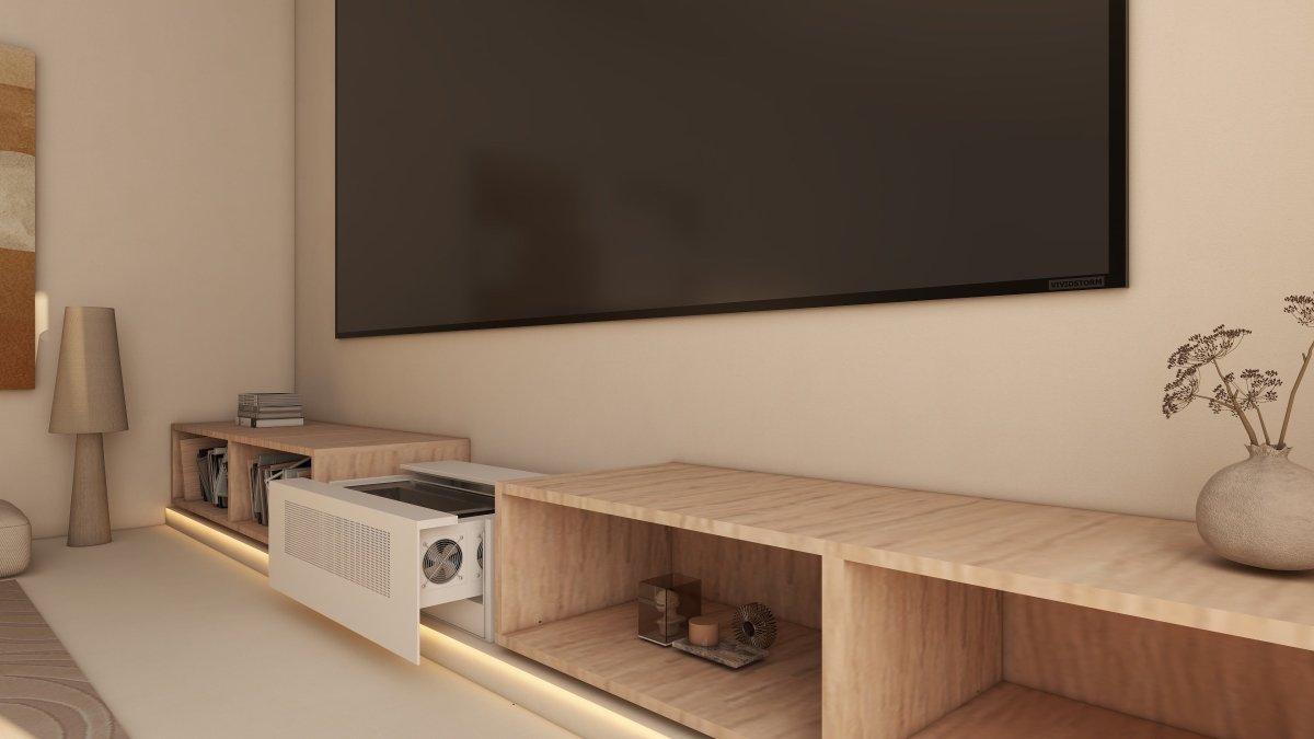VIVIDSTORM Motorized Projector Cabinet/Automated Projector Sliding Module - VIVIDSTORM